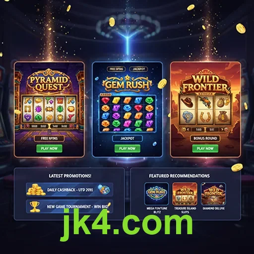 VIP gaming experience at JK4 with mobile accessibility and promotional offers - jk4